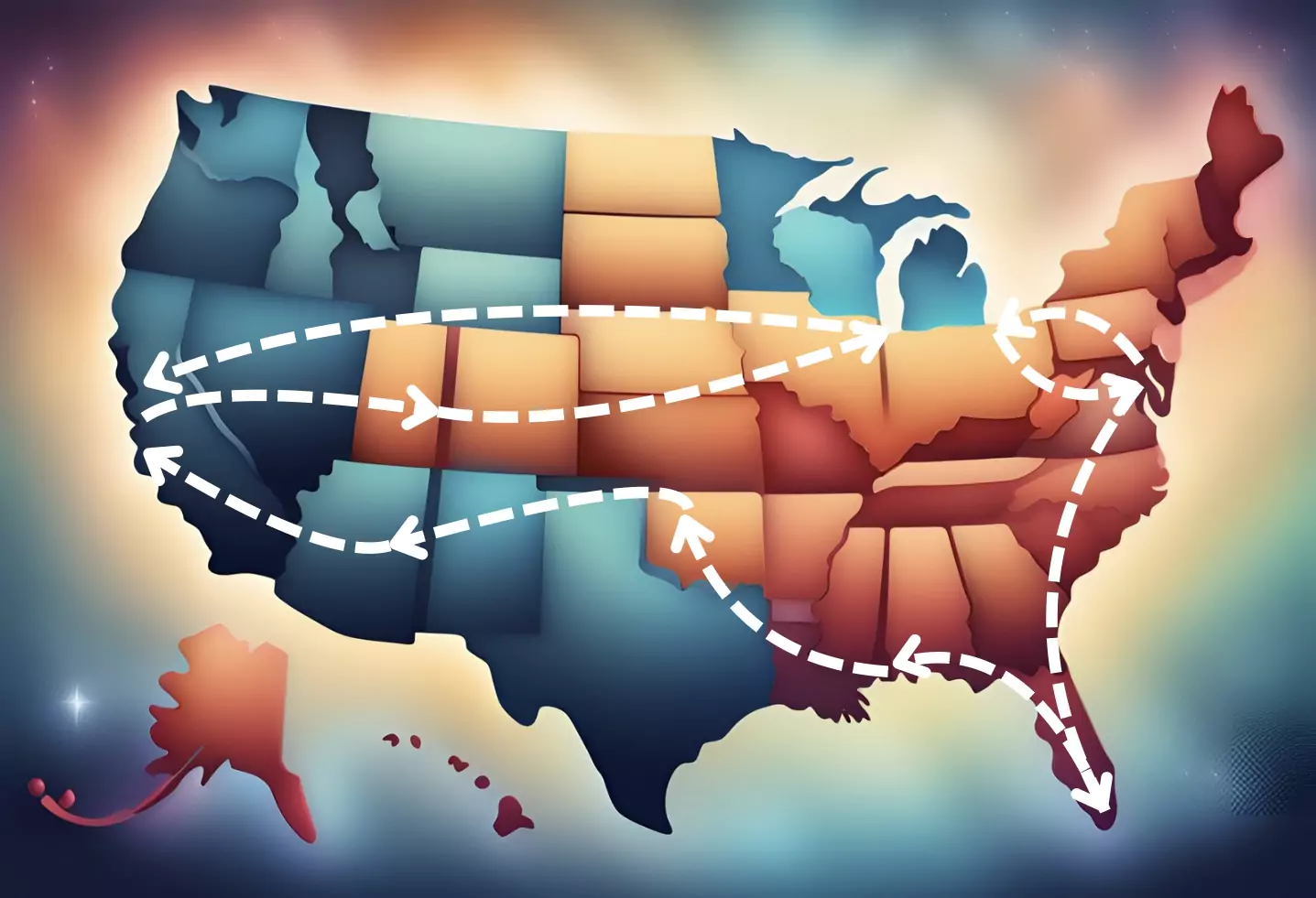 We explored 36 of America's 50 states